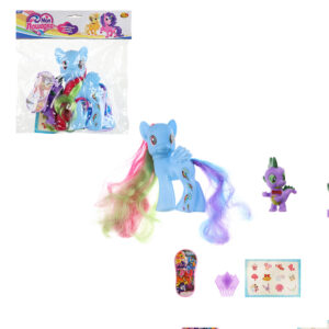 Игровой набор Abtoys Моя лошадка Пони с малышом дракончиком
