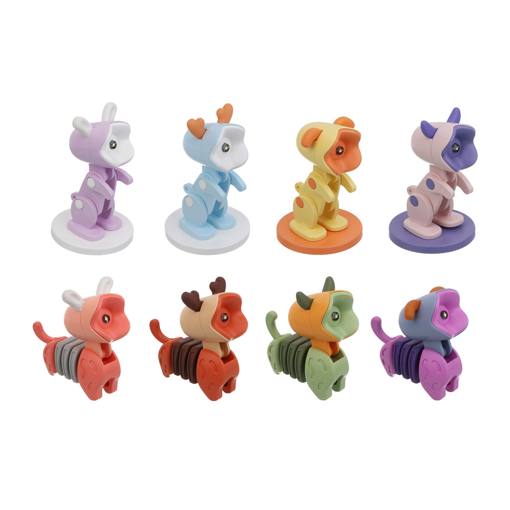 ИГРОЛЕНД Фонарик-мини "Питомец" 6,3x3,25x6,25 см, пластик, 3xLR41, 2 вида — изображение 2