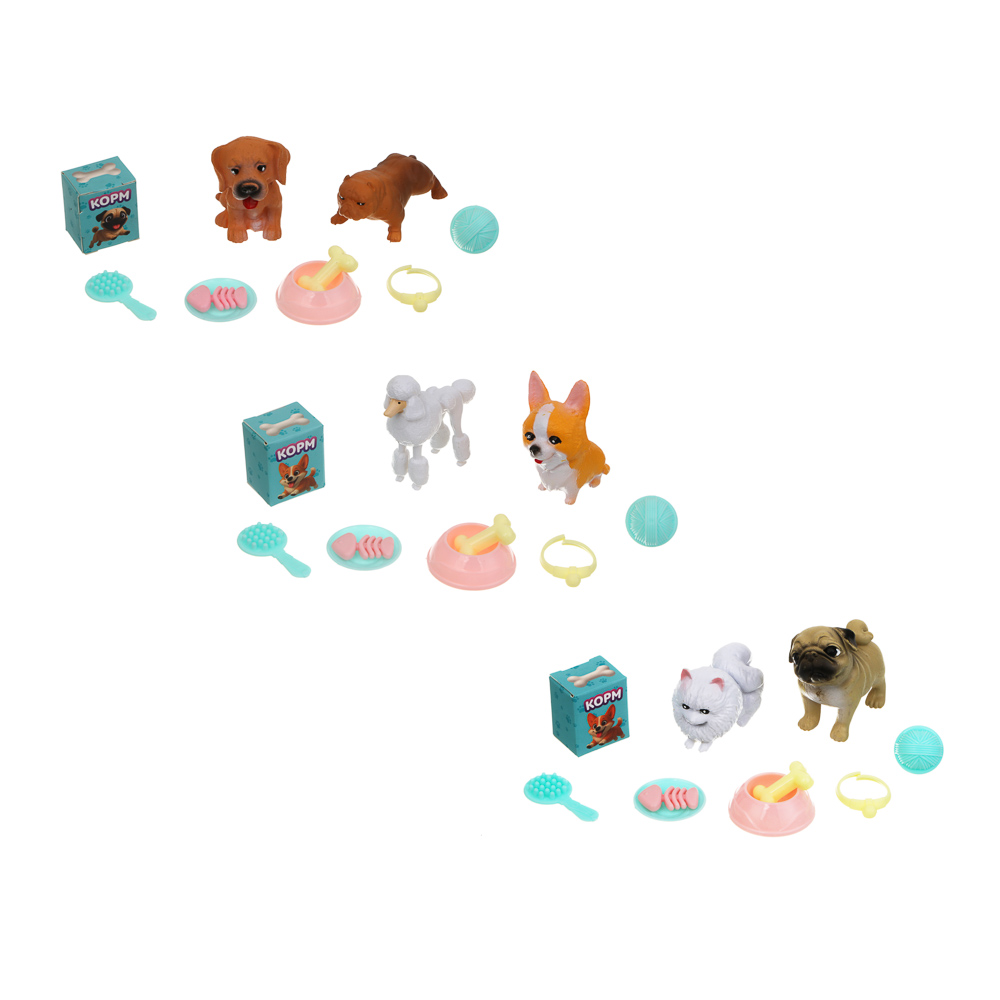 Игровой набор "Счастливая семья" Собачки, ABS, тм ИГРОЛЕНД — изображение 2