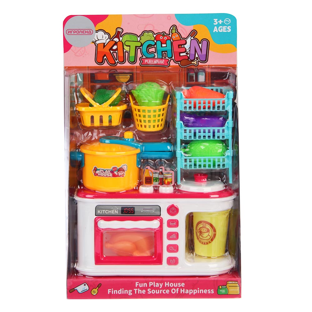 Набор игровой "Кухня с продуктами", PP, ABS, тм ИГРОЛЕНД — изображение 2