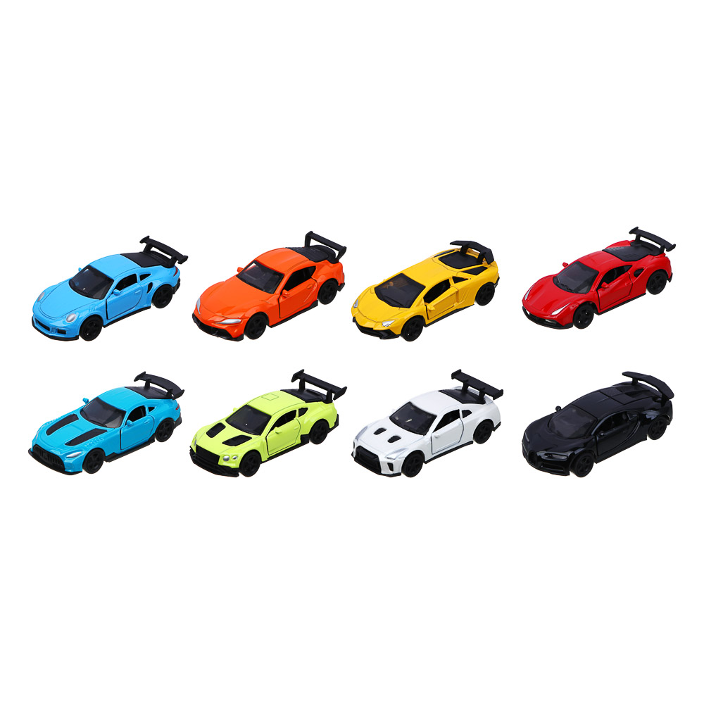 ИГРОЛЕНД Машинка, инерция, 1:64, откр. двери, металл, ABS, PS, PP, TPR, 11,2х13,2х2,5 см, 8 диз. — изображение 2