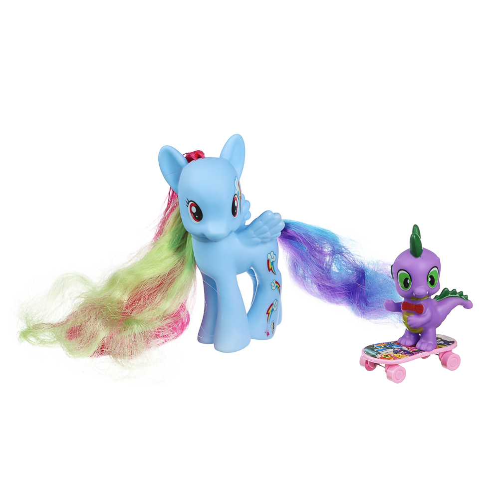 Игровой набор Abtoys Моя лошадка Пони с малышом дракончиком — изображение 3