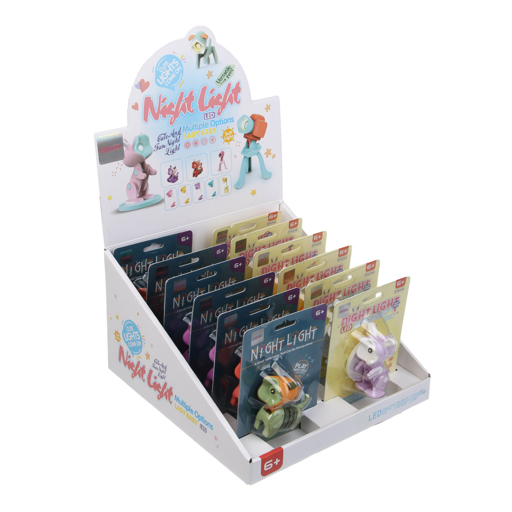ИГРОЛЕНД Фонарик-мини "Питомец" 6,3x3,25x6,25 см, пластик, 3xLR41, 2 вида — изображение 4